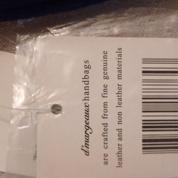 (NWT) D'margeaux- Blk Fringe Genuine Brush Leather Shoulder Strap Purse - Picture 4 of 7